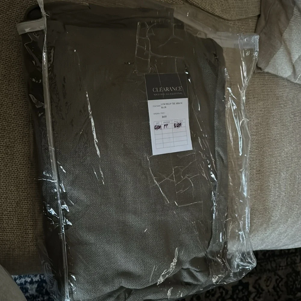 COPY - restoration hardware Nwt low bslip trk arm slipcover originally 435-